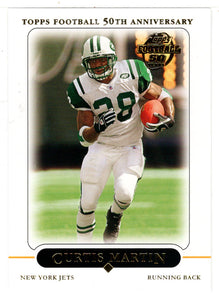 Curtis Martin - New York Jets (NFL Football Card) 2005 Topps # 176 Mint