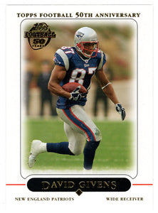 David Givens - New England Patriots (NFL Football Card) 2005 Topps # 177 Mint