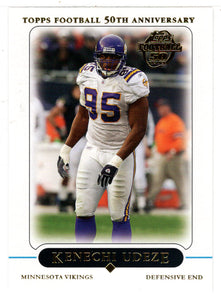 Kenechi Udeze - Minnesota Vikings (NFL Football Card) 2005 Topps # 178 Mint
