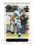 Eddie Drummond - Detroit Lions (NFL Football Card) 2005 Topps # 184 Mint