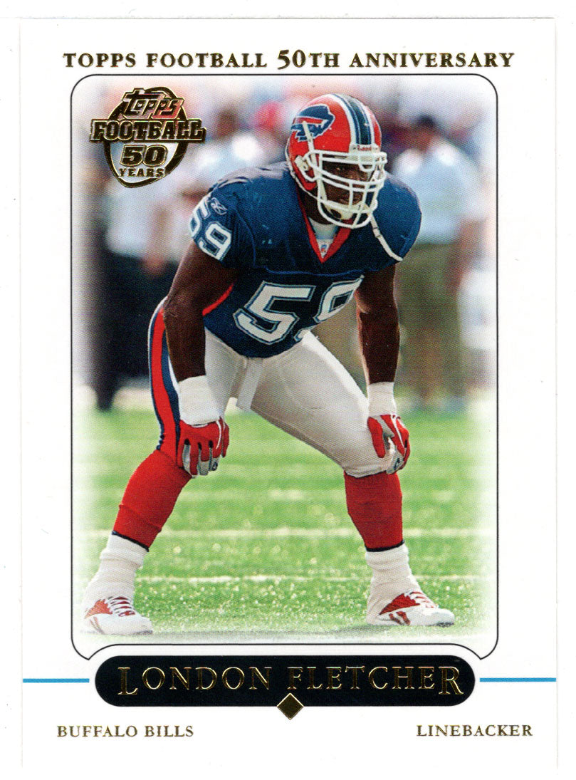 London Fletcher - Buffalo Bills (NFL Football Card) 2005 Topps # 192 Mint