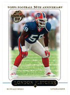 London Fletcher - Buffalo Bills (NFL Football Card) 2005 Topps # 192 Mint
