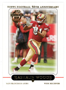 Rashaun Woods - San Francisco 49ers (NFL Football Card) 2005 Topps # 194 Mint