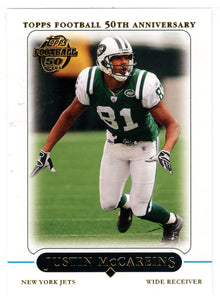 Justin McCareins - New York Jets (NFL Football Card) 2005 Topps # 197 Mint