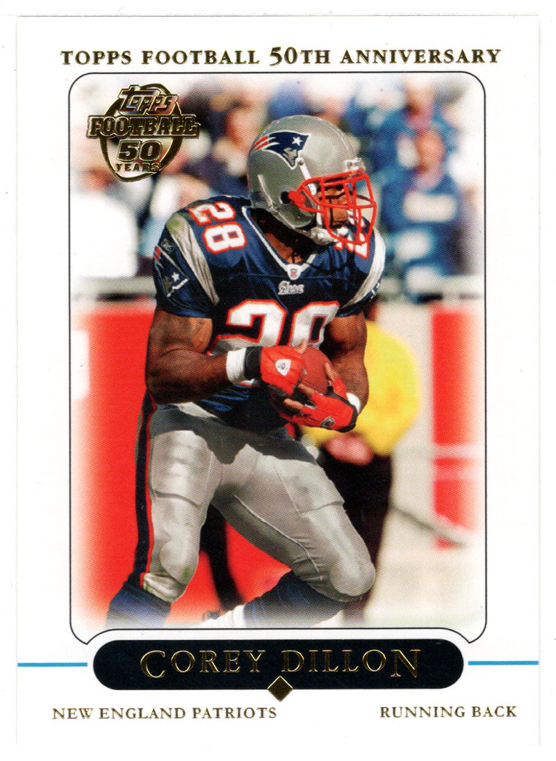 Corey Dillon - New England Patriots (NFL Football Card) 2005 Topps # 198 Mint