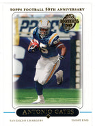 Antonio Gates - San Diego Chargers (NFL Football Card) 2005 Topps # 200 Mint