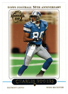 Charles Rogers - Detroit Lions (NFL Football Card) 2005 Topps # 205 Mint