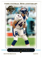 John Lynch - Denver Broncos (NFL Football Card) 2005 Topps # 206 Mint
