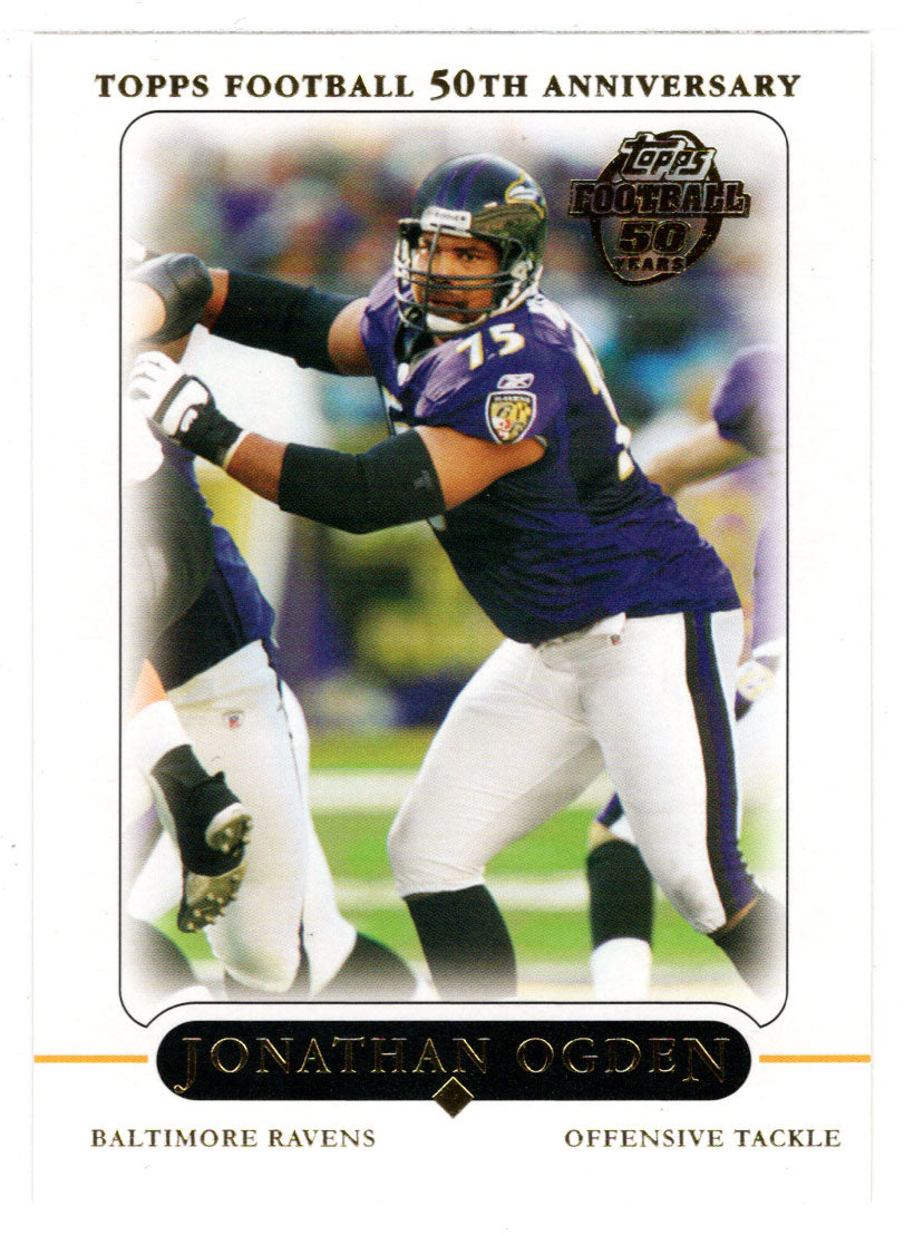 Jonathan Ogden - Baltimore Ravens (NFL Football Card) 2005 Topps # 208 Mint