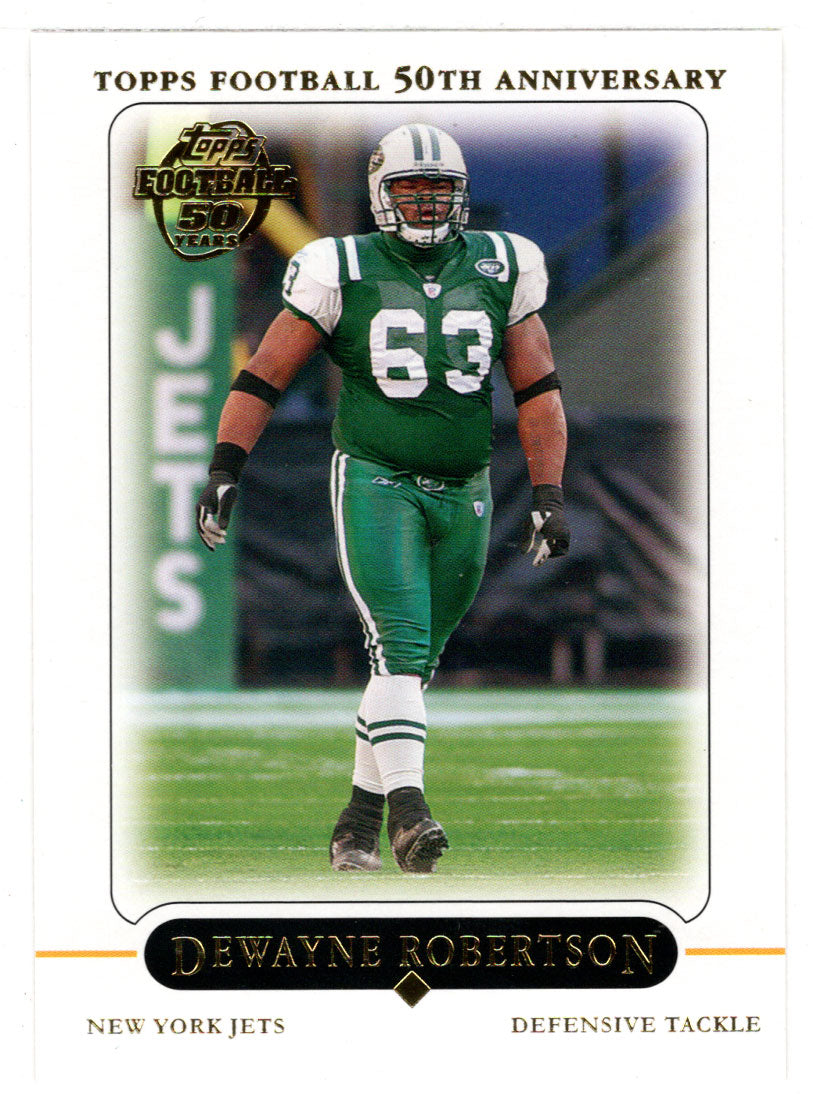 DeWayne Robertson - New York Jets (NFL Football Card) 2005 Topps # 210 Mint