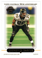 Donovin Darius - Jacksonville Jaguars (NFL Football Card) 2005 Topps # 221 Mint