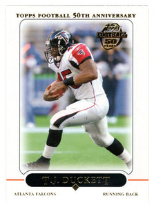 T.J. Duckett - Atlanta Falcons (NFL Football Card) 2005 Topps # 247 Mint