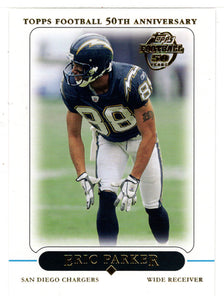 Eric Parker - San Diego Chargers (NFL Football Card) 2005 Topps # 252 Mint