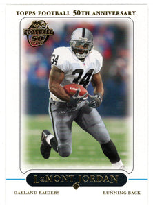 LaMont Jordan - Oakland Raiders (NFL Football Card) 2005 Topps # 254 Mint