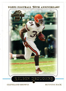 Reuben Droughns - Cleveland Browns (NFL Football Card) 2005 Topps # 257 Mint