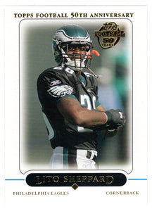 Lito Sheppard - Philadelphia Eagles (NFL Football Card) 2005 Topps # 258 Mint