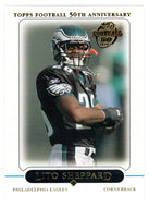 Lito Sheppard - Philadelphia Eagles (NFL Football Card) 2005 Topps # 258 Mint