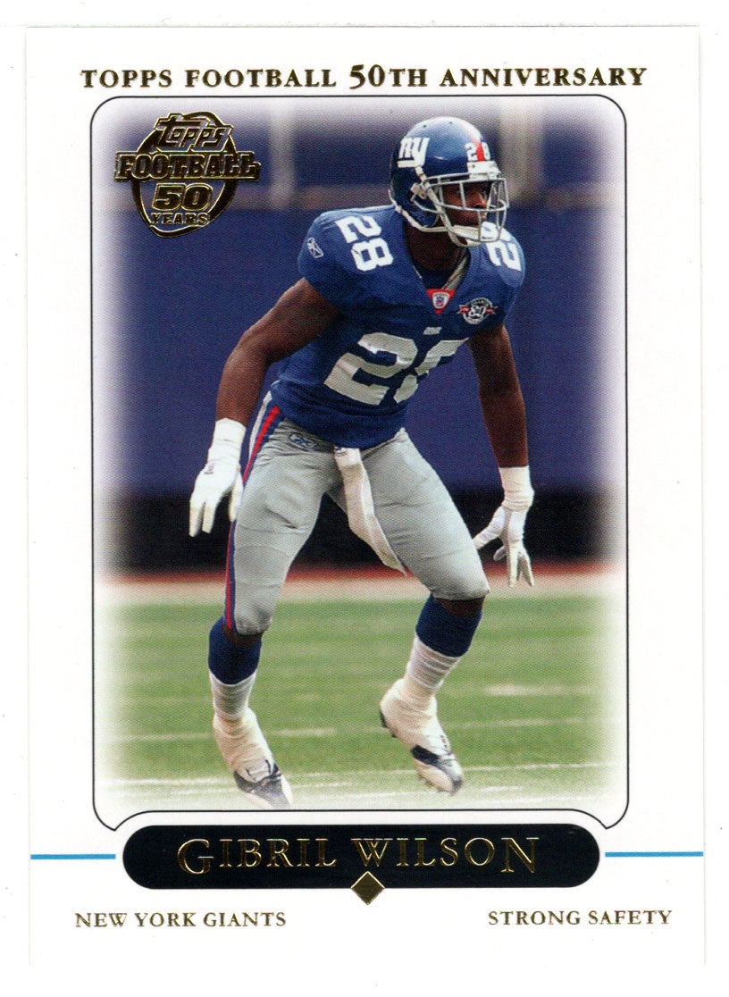 Gibril Wilson - New York Giants (NFL Football Card) 2005 Topps # 271 Mint