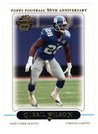 Gibril Wilson - New York Giants (NFL Football Card) 2005 Topps # 271 Mint