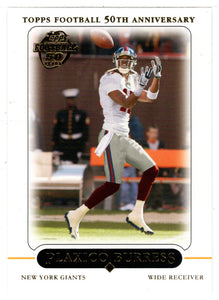 Plaxico Burress - New York Giants (NFL Football Card) 2005 Topps # 272 Mint