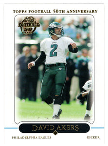 David Akers - Philadelphia Eagles (NFL Football Card) 2005 Topps # 277 Mint