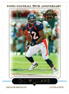 D.J. Williams - Denver Broncos (NFL Football Card) 2005 Topps # 285 Mint