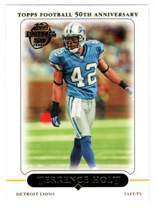 Terrence Holt - Detroit Lions (NFL Football Card) 2005 Topps # 289 Mint