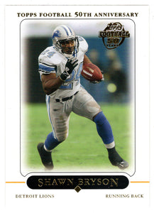 Shawn Bryson - Detroit Lions (NFL Football Card) 2005 Topps # 296 Mint