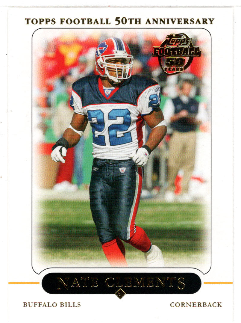 Nate Clements - Buffalo Bills (NFL Football Card) 2005 Topps # 299 Mint