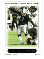 Sebastian Janikowski - Oakland Raiders (NFL Football Card) 2005 Topps # 304 Mint