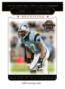 Muhsin Muhammad - Carolina Panthers - League Leaders (NFL Football Card) 2005 Topps # 312 Mint