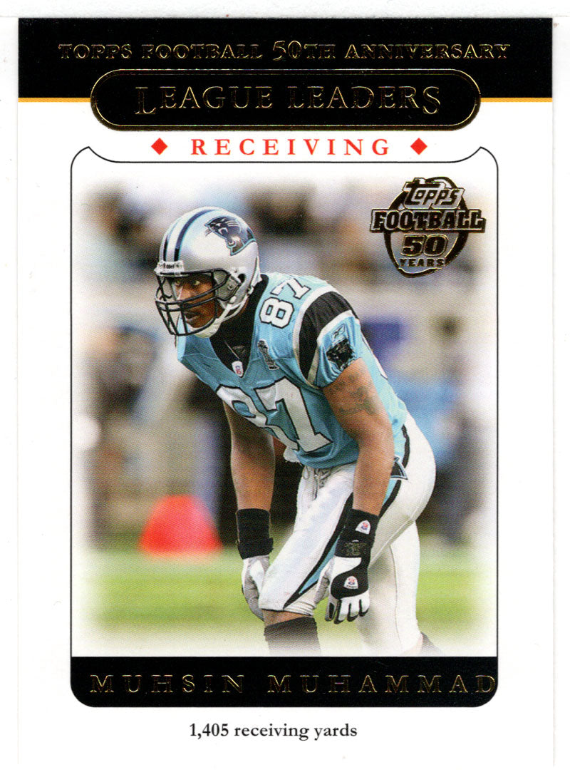 Muhsin Muhammad - Carolina Panthers - League Leaders (NFL Football Card) 2005 Topps # 312 Mint