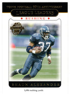 Shaun Alexander - Seattle Seahawks - League Leaders (NFL Football Card) 2005 Topps # 314 Mint