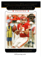 Trent Green - Kansas City Chiefs - League Leaders (NFL Football Card) 2005 Topps # 315 Mint