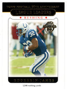 Edgerrin James - Indianapolis Colts - League Leaders (NFL Football Card) 2005 Topps # 320 Mint