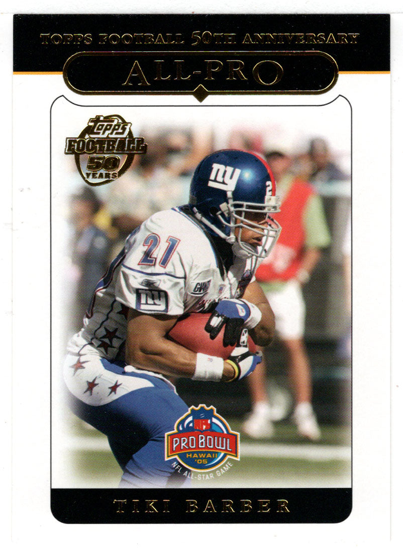 Tiki Barber Football Cards