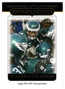 Philadelphia Eagles - Post-Season Highlights (NFL Football Card) 2005 Topps # 359 Mint