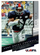 Cornelius White - Columbus Destroyers (AFL Football Card) 2005 Upper Deck Arena # 25 Mint