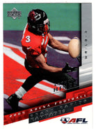 Anthony Hines - Grand Rapids Rampage (AFL Football Card) 2005 Upper Deck Arena # 39 Mint