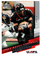 Travis McGriff - Orlando Predators (AFL Football Card) 2005 Upper Deck Arena # 72 Mint
