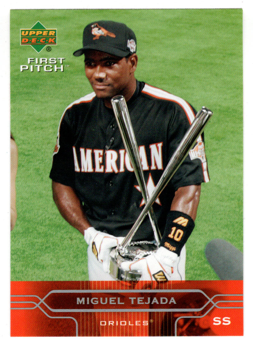Miguel Tejada - Baltimore Orioles (MLB Baseball Card) 2005 Upper Deck First Pitch # 27 Mint