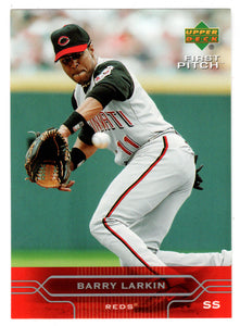 Barry Larkin - Cincinnati Reds (MLB Baseball Card) 2005 Upper Deck First Pitch # 51 Mint