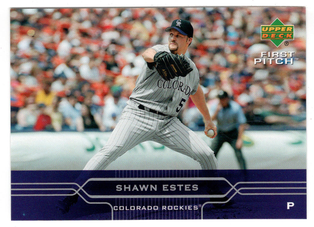 Shawn Estes - Colorado Rockies (MLB Baseball Card) 2005 Upper Deck First Pitch # 70 Mint