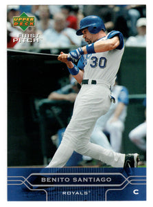 Benito Santiago - Kansas City Royals (MLB Baseball Card) 2005 Upper Deck First Pitch # 92 Mint