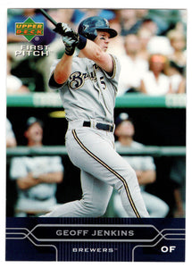 Geoff Jenkins - Milwaukee Brewers (MLB Baseball Card) 2005 Upper Deck First Pitch # 110 Mint