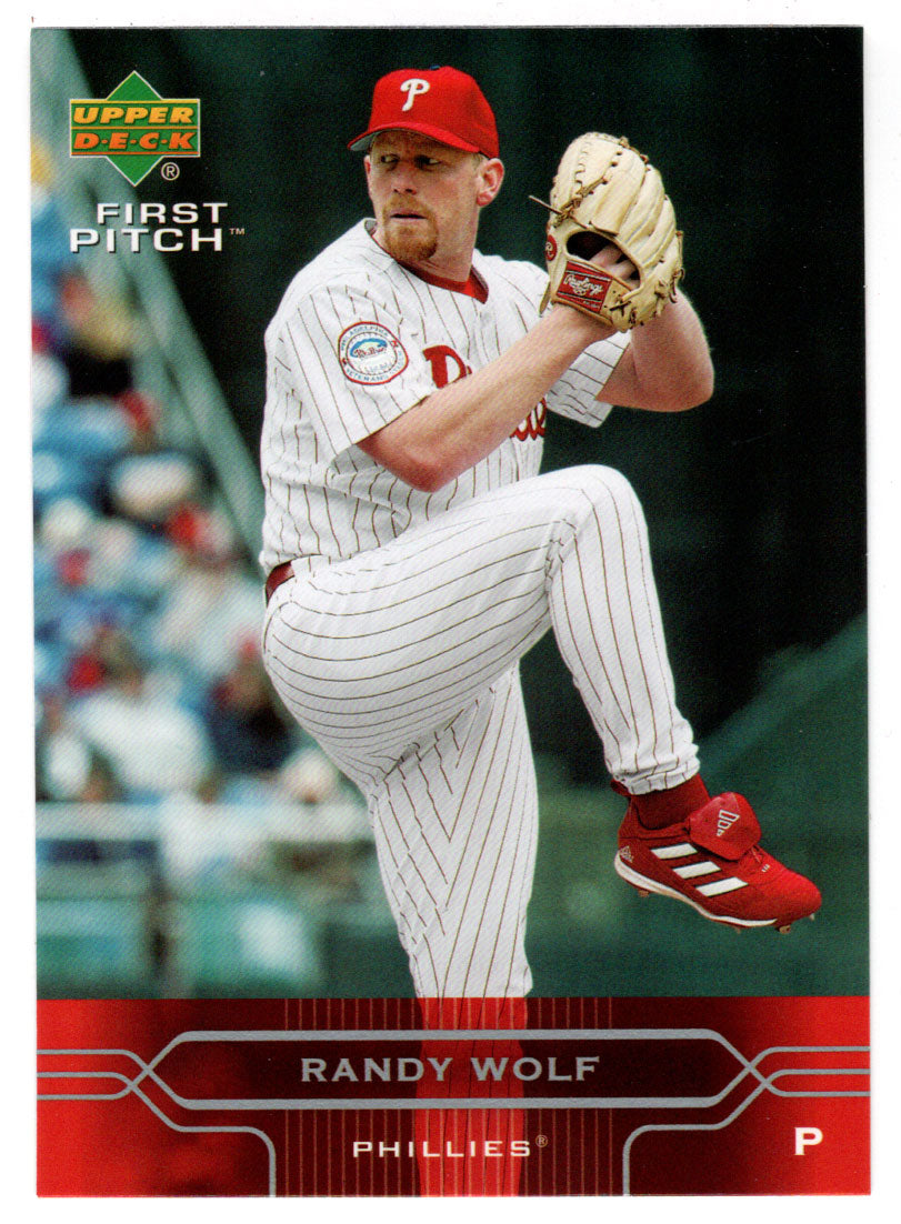 Randy Wolf - Philadelphia Phillies (MLB Baseball Card) 2005 Upper Deck First Pitch # 154 Mint