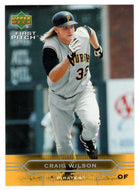 Craig Wilson - Pittsburgh Pirates (MLB Baseball Card) 2005 Upper Deck First Pitch # 155 Mint