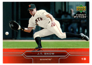 J.T. Snow - San Francisco Giants (MLB Baseball Card) 2005 Upper Deck First Pitch # 170 Mint