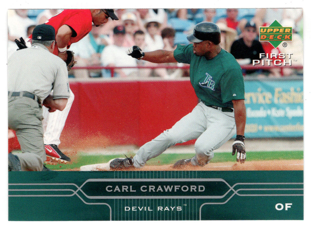 Carl Crawford - Tampa Bay Devil Rays (MLB Baseball Card) 2005 Upper Deck First Pitch # 192 Mint