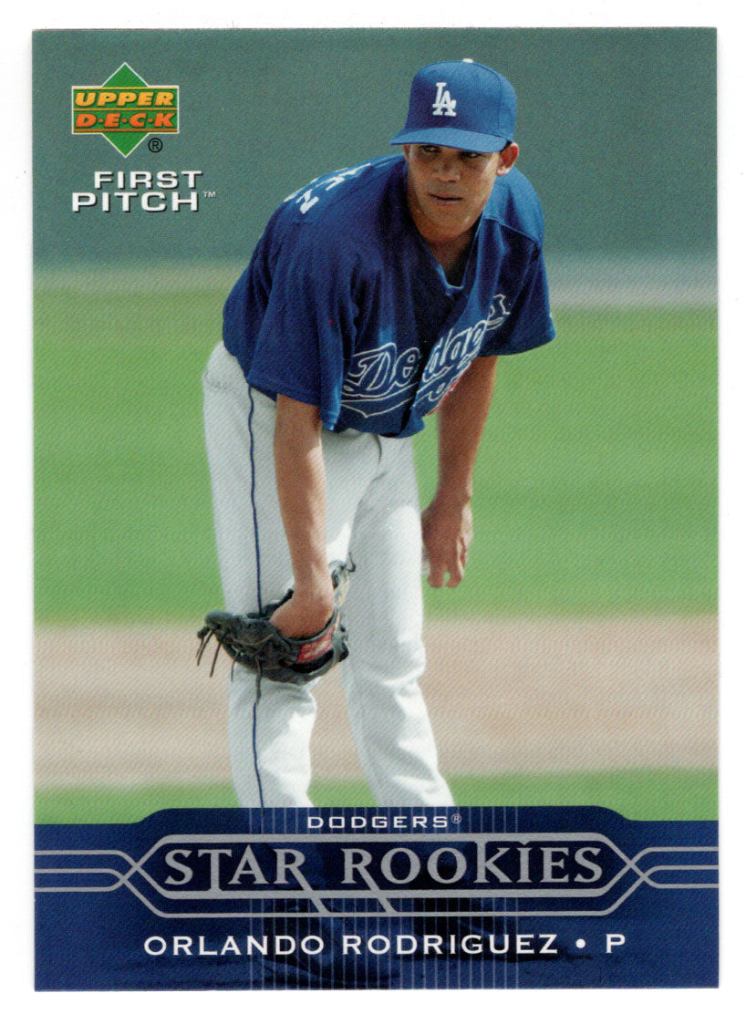 Orlando Rodriguez - Los Angeles Dodgers - Star Rookies (MLB Baseball Card) 2005 Upper Deck First Pitch # 233 Mint